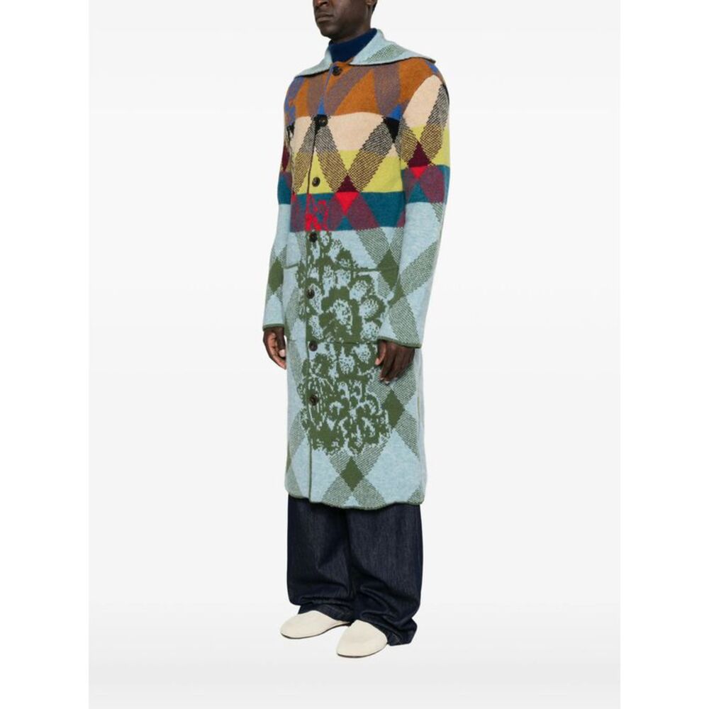 Dries Van Noten Blue Coats - Peacoats Men - Picture 4 of 5